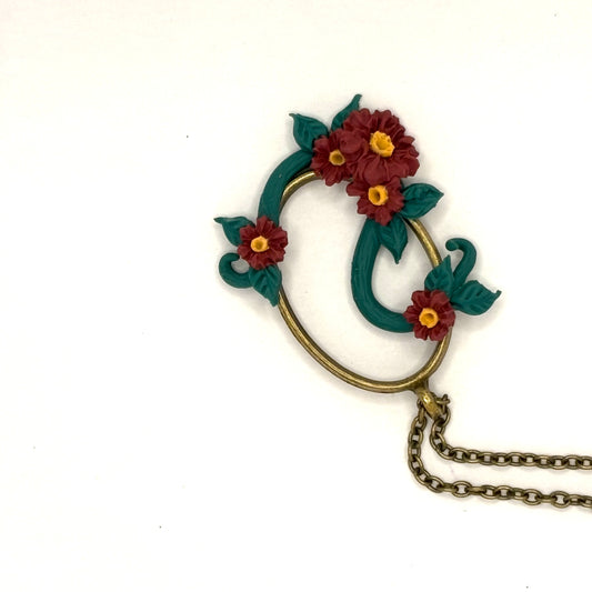 Clara | Asterea Collection | Handmade Polymer Clay Pendant