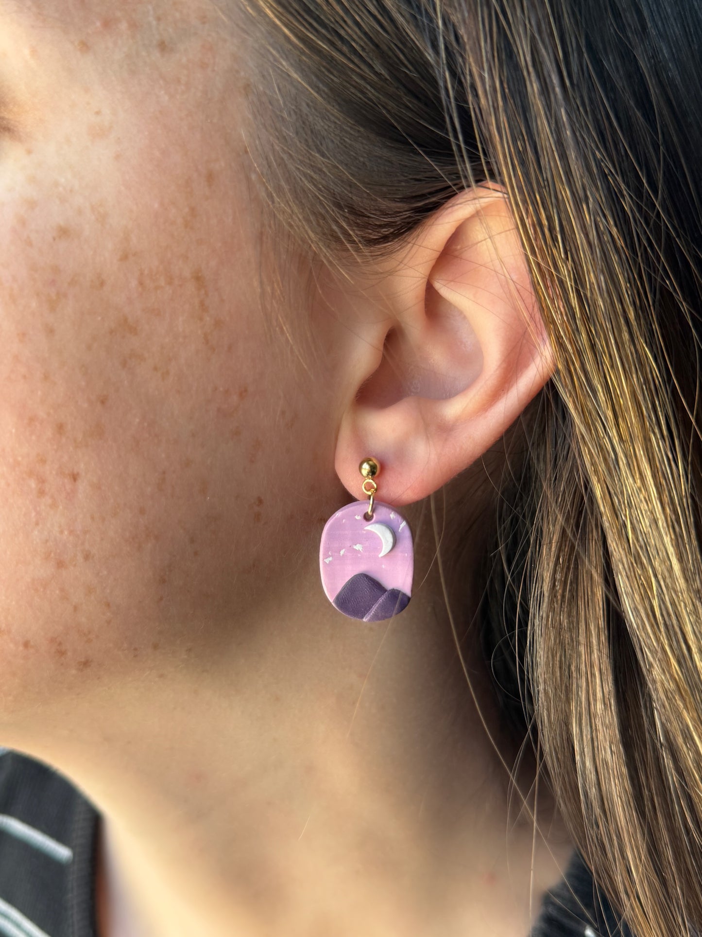 Horizon | Misfits Collection | Handmade Polymer Clay Earrings