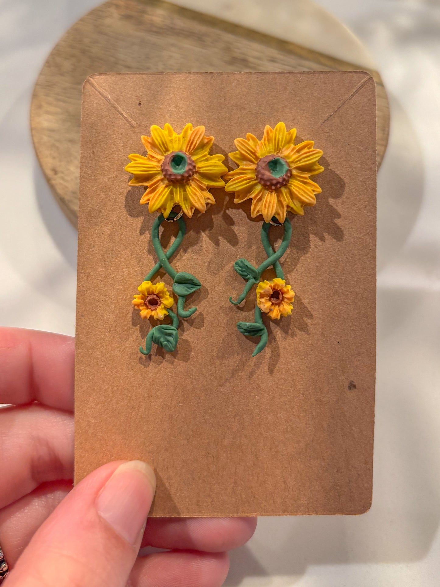 Mary Lou | Bright Like Her Collection | Handmade Polymer Clay Earrings