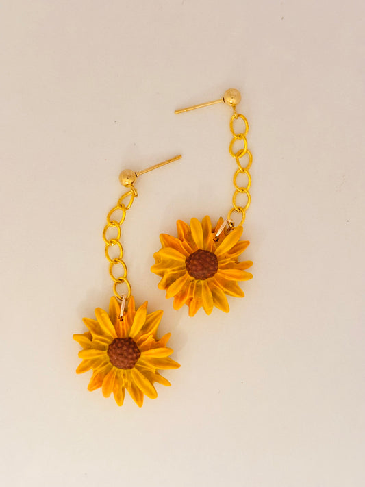 Solis Cascade | Bright Like Her Collection | Handmade Polymer Clay Earrings