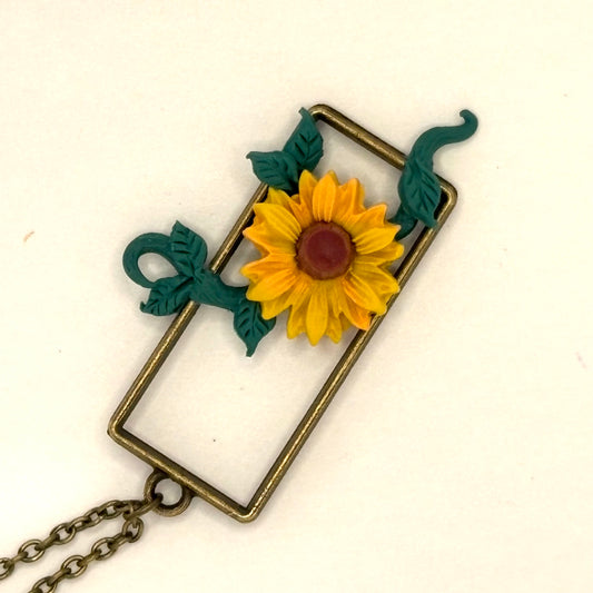 Amelia | Bright Like Her Collection | Handmade Polymer Clay Pendant