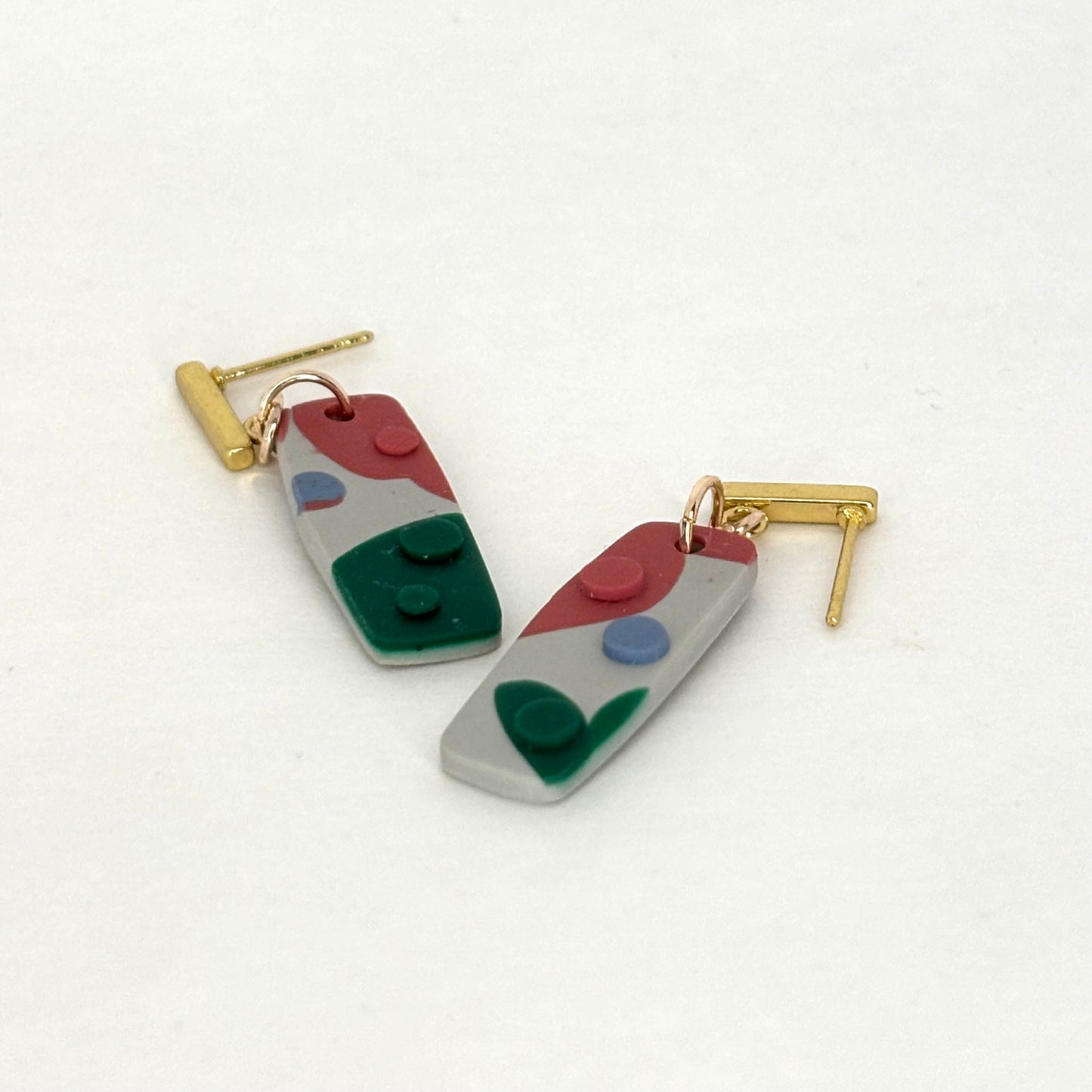 Echo | Modwave Collection | Handmade Polymer Clay Earrings