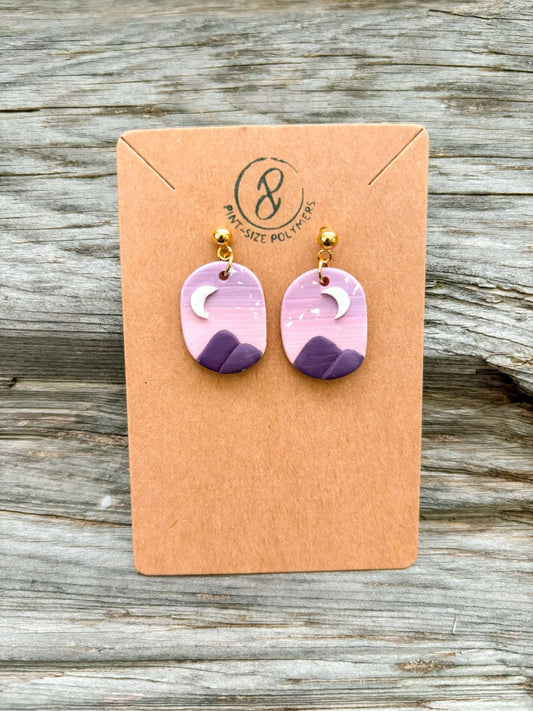 Horizon | Misfits Collection | Handmade Polymer Clay Earrings