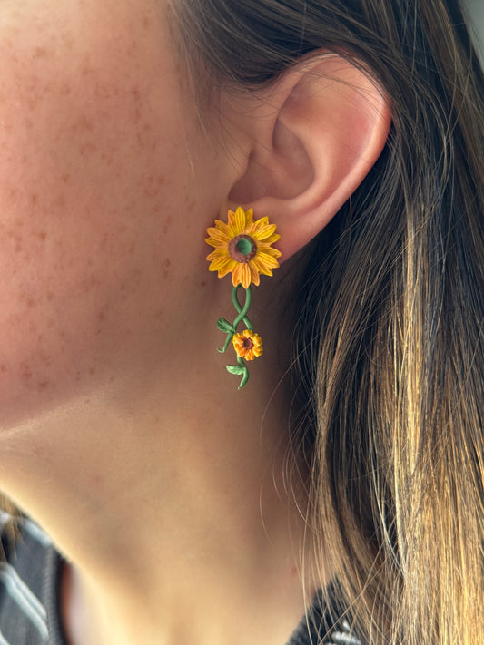 Mary Lou | Bright Like Her Collection | Handmade Polymer Clay Earrings