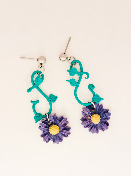 Lunara | Aster Collection | Handmade Polymer Clay Earrings