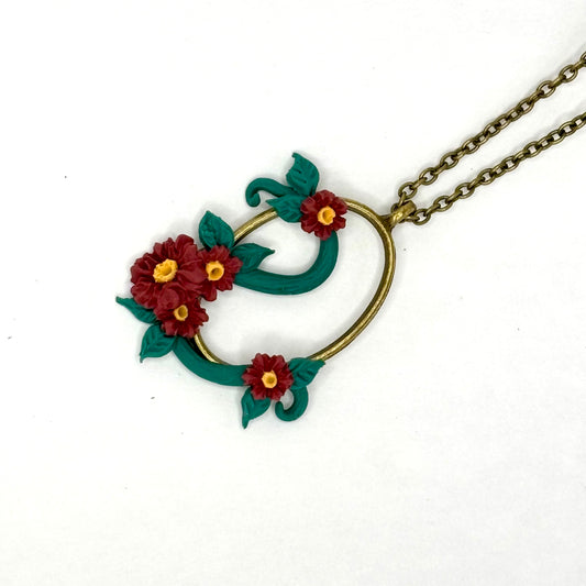 Clara | Asterea Collection | Handmade Polymer Clay Pendant