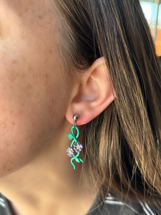 Elysia | Aster Collection | Handmade Polymer Clay Earrings