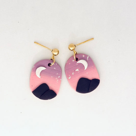 Horizon | Misfits Collection | Handmade Polymer Clay Earrings