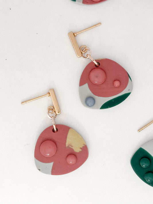 Photon | Modwave Collection | Handmade Polymer Clay Earrings