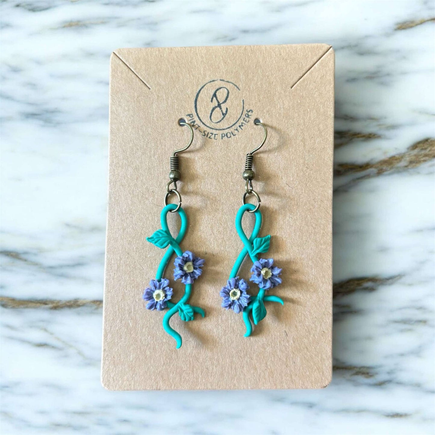 Elysia | Aster Collection | Handmade Polymer Clay Earrings