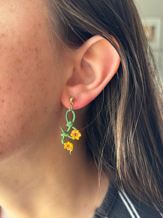 Evelyn | Bright Like Her Collection | Handmade Polymer Clay Earrings
