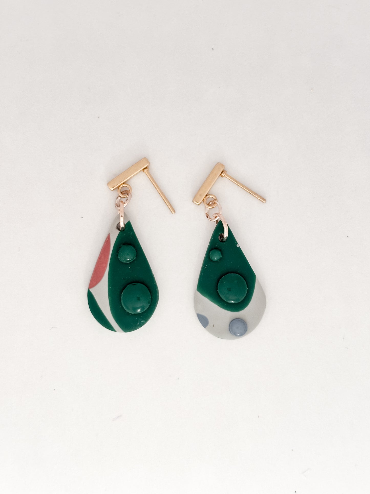 Drift | Modwave Collection | Handmade Polymer Clay Earrings