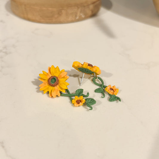 Mary Lou | Bright Like Her Collection | Handmade Polymer Clay Earrings