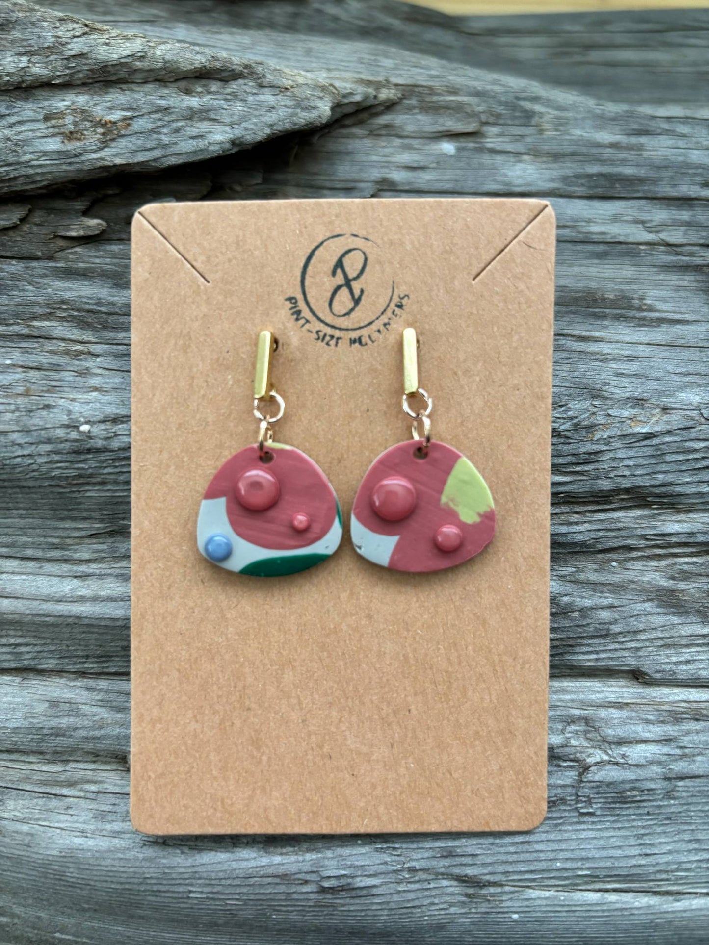 Photon | Modwave Collection | Handmade Polymer Clay Earrings