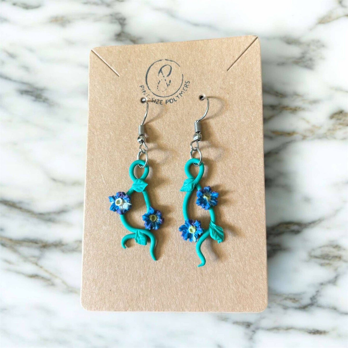 Leigh | Aster Collection | Handmade Polymer Clay Earrings