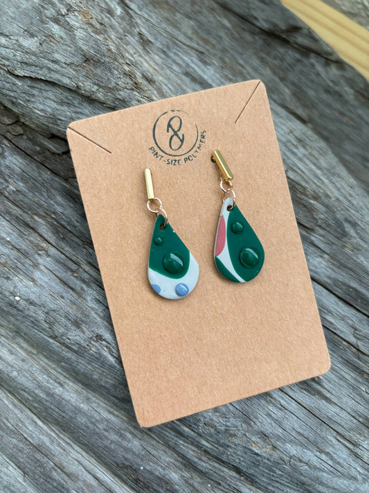 Drift | Modwave Collection | Handmade Polymer Clay Earrings