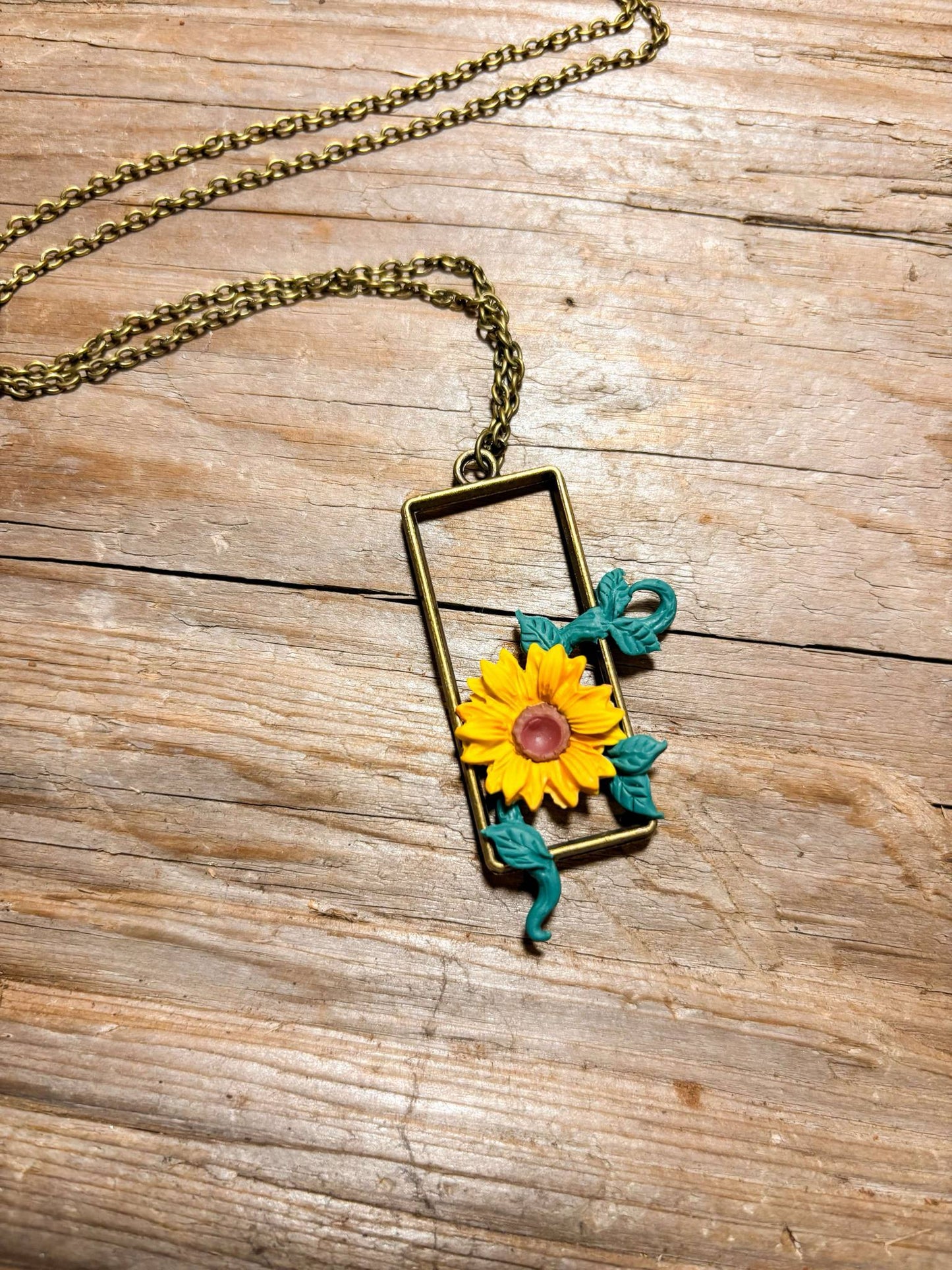 Amelia | Bright Like Her Collection | Handmade Polymer Clay Pendant