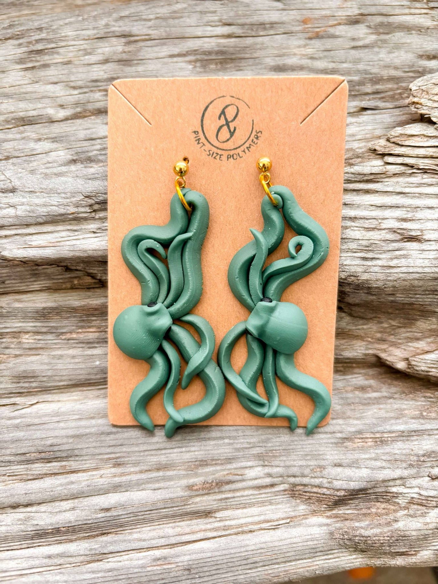 Nautilune | Misfits Collection | Handmade Polymer Clay Earrings